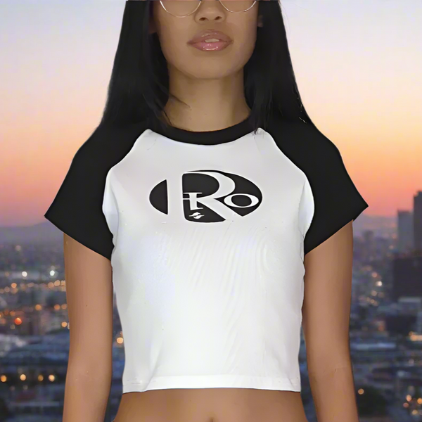 ELLIPSE BABY TEE • BLACK