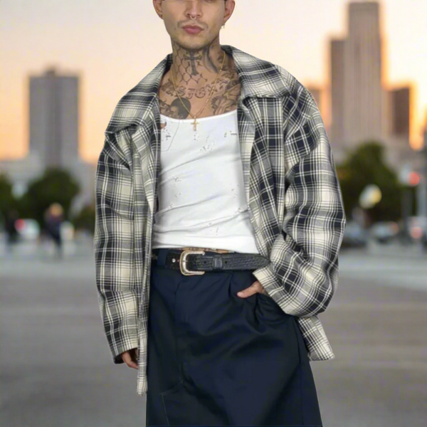 BOMBA COAT • PLAID