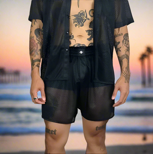 HOUSE BOXERS • BLACK MESH