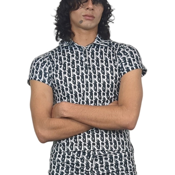 SS26 FITTED POLO • OBLIQUE